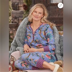 Sundance Garden Tapestry Pajama NWOT